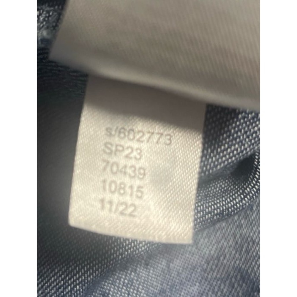 Loft Chambray Ruffle Belted Denim Button-Down Mid… - image 7